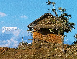 Chainpur farmhouse in east Nepal.