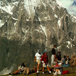 On the trail near the Daintar Pass, Pakistan.