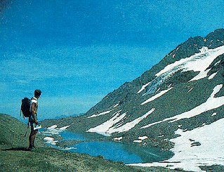 Hiking over the Corno Pass.