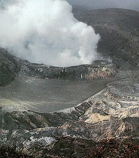 One of Costa Rica's active volcanoes.