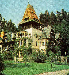 Peles Castle in Sinaia.